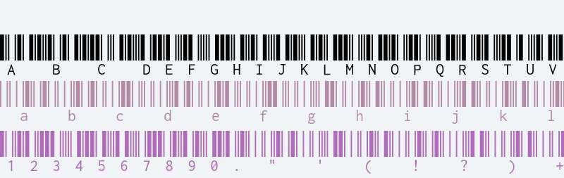 Libre Barcode 39 Extended Text