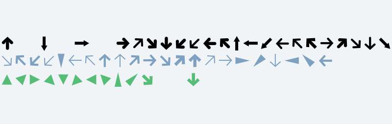 FFDingbats-ArrowsOne