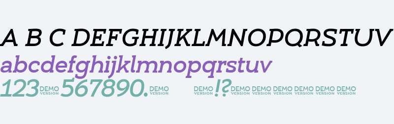 Umba Slab Demo Medium Italic