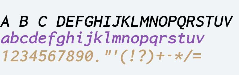 Inconsolata LGC Markup Bold Italic