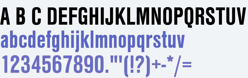 NimbusSanTCon Bold V2