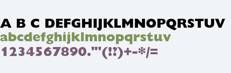 Gill Sans Nova ExtraBold