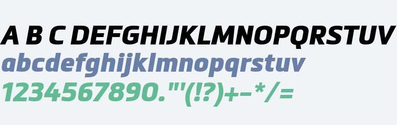 Metronic W03 Black Italic