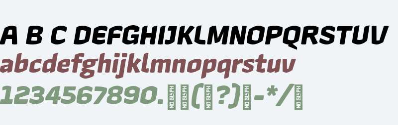 Hubsch Trial ExtraBold Italic