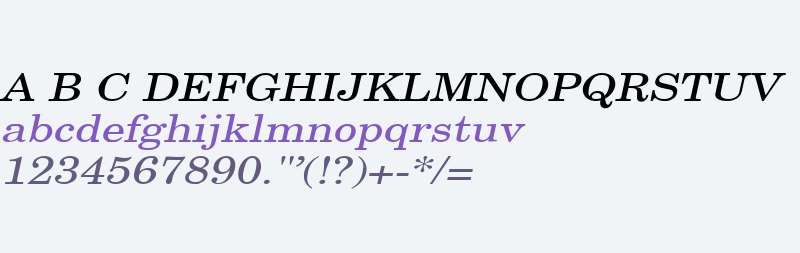 New Boston Wide Italic