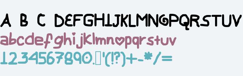 My Childish Font