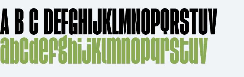 Agharti Bold Ultra Condensed