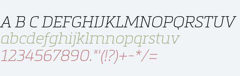 MetronicSlabPro-ThinItalic