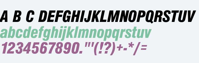 NimbusSanDBlaCon Italic