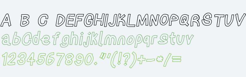 Pinstriping Tape Italic
