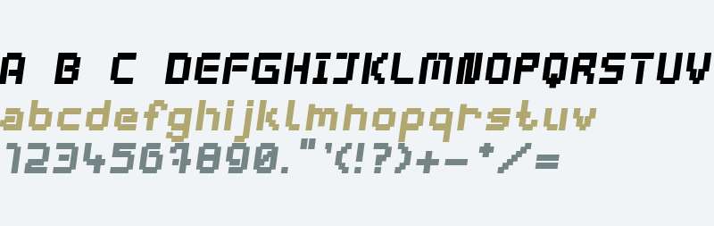 webpixelbitmap-BlackItalic