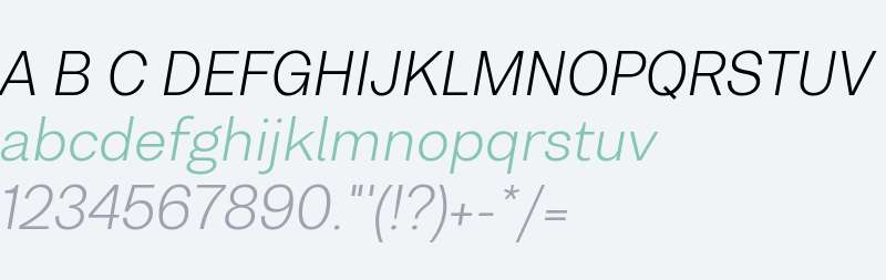 Bw Nista Grotesk DEMO Light Italic