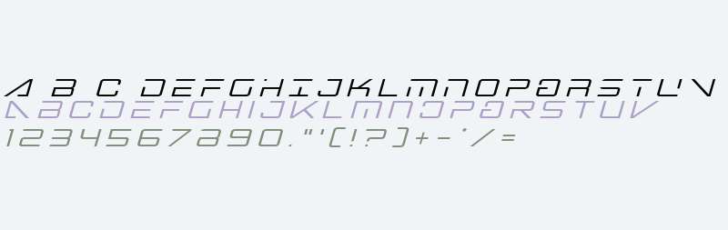 Banshee Pilot Title Italic