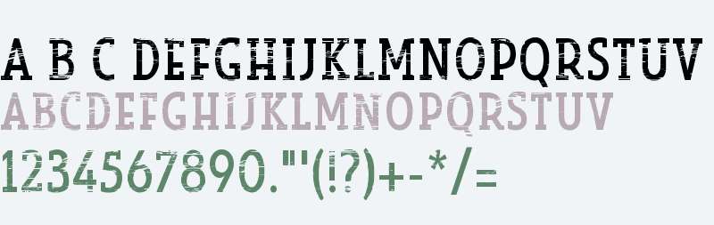 Look Serif W00 Wood Regular