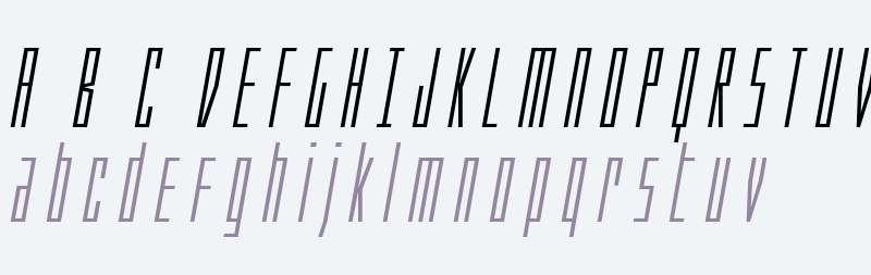 Phantacon Expanded Italic