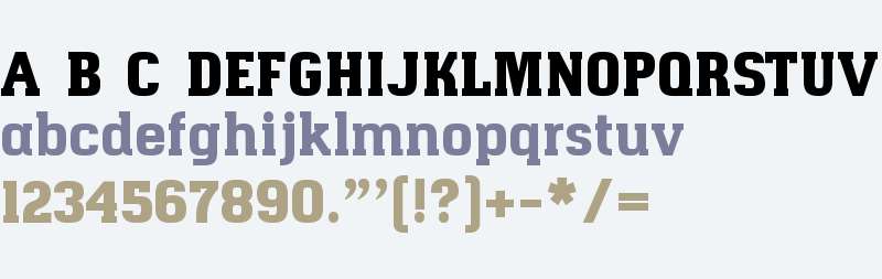 Hapna Slab Serif W00 ExtraBold