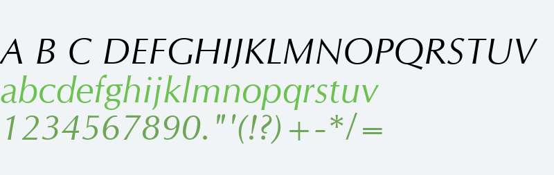 CG Omega Italic