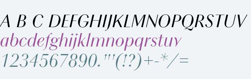 Chong Modern W01 Italic