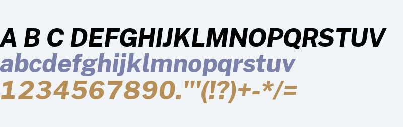 Morrison Bold Italic