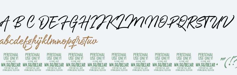 Bezar PERSONAL USE ONLY