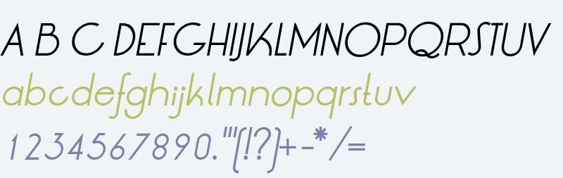 LT Oksana Italic V3