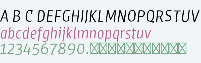 Sarre Testversion Light Italic
