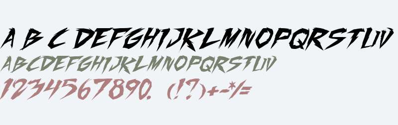 Fighting Spirit turbo Italic