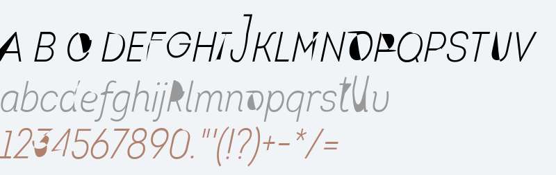 Intro Cond W03 Light Italic