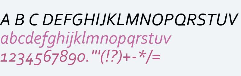 Corbel W01 Italic