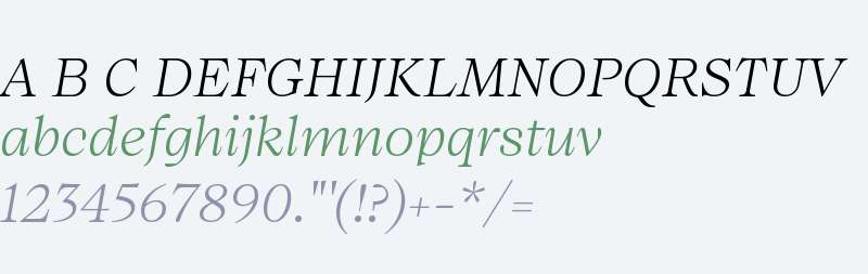 Bw Beto DEMO Light Italic
