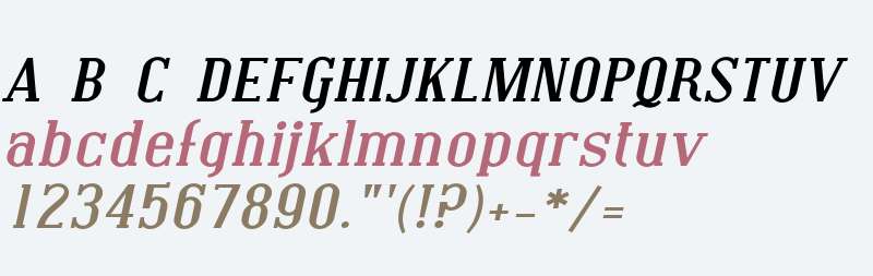 Covington Exp Bold Italic