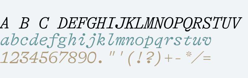 GT Alpina Typewriter Light Italic