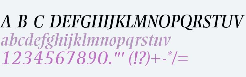 Ellington Italic