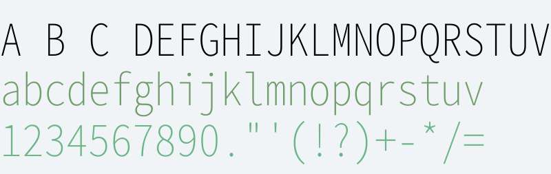 Gen Shin Gothic Monospace ExtraLight