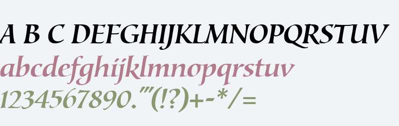Lorenzo W01 Medium Italic