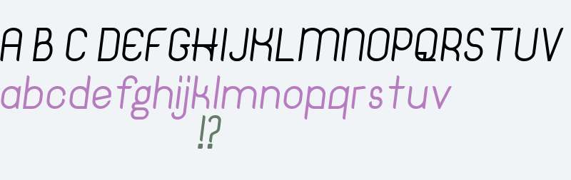 Hinge DEMO Regular Italic