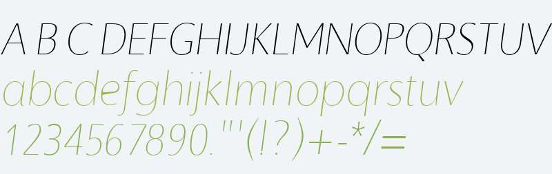 SlippyUltra Light Italic W00 Rg