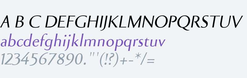 Cimiez W01 Italic