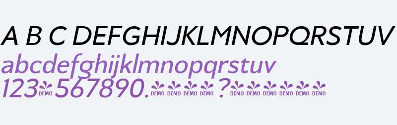 FSP DEMO - Regular Italic