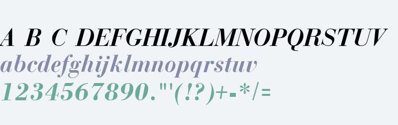 Boston Bold Italic