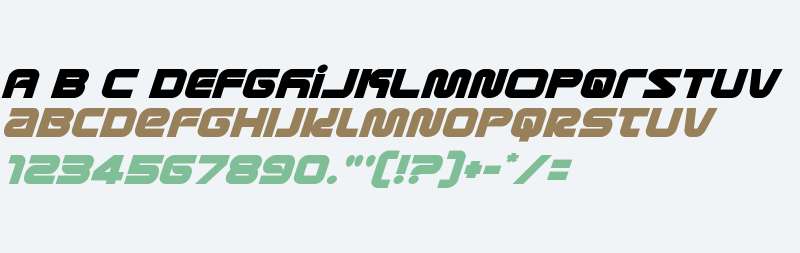 Metronauts Italic