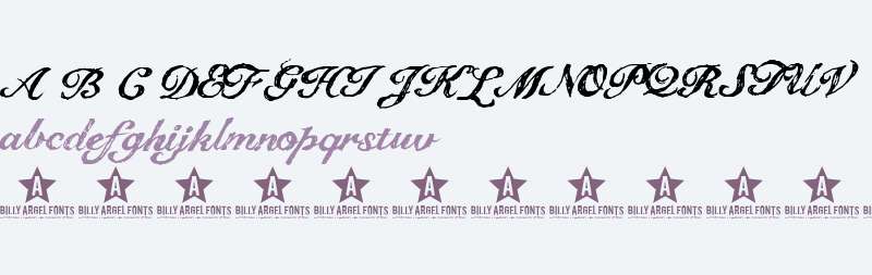 The Dreamer Font By Billy Argel all rights reserved personal use only commercial licenses contact bi