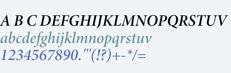 Minion Pro Semibold Italic Subhead