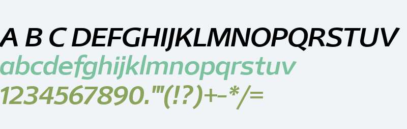 Mellnik W01 Regular Italic