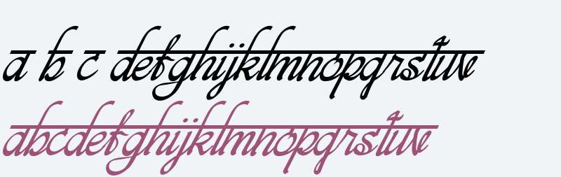 bits indian calligra Italic