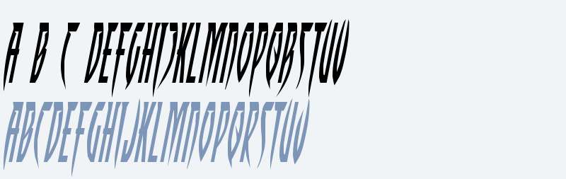 Inhumanity Condensed Italic