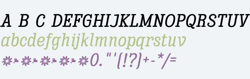 Enagol Math Medium Italic