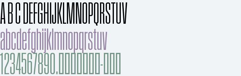 Field Gothic TEST No. 13