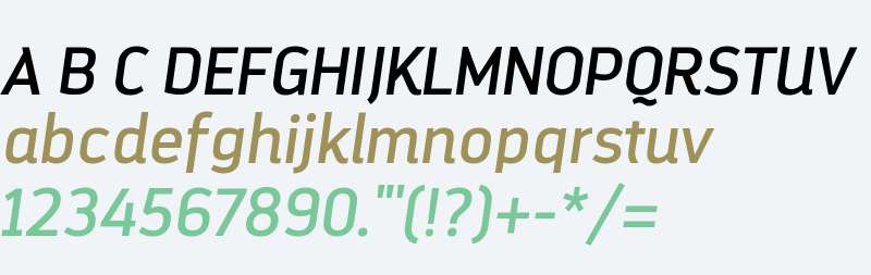 DarwinAlt W00 Italic