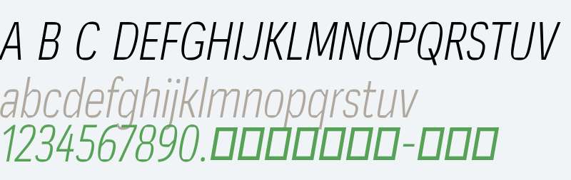 Mynor Light Condensed